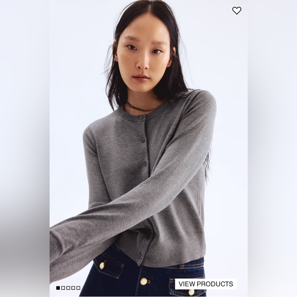FINE-KNIT CARDIGAN